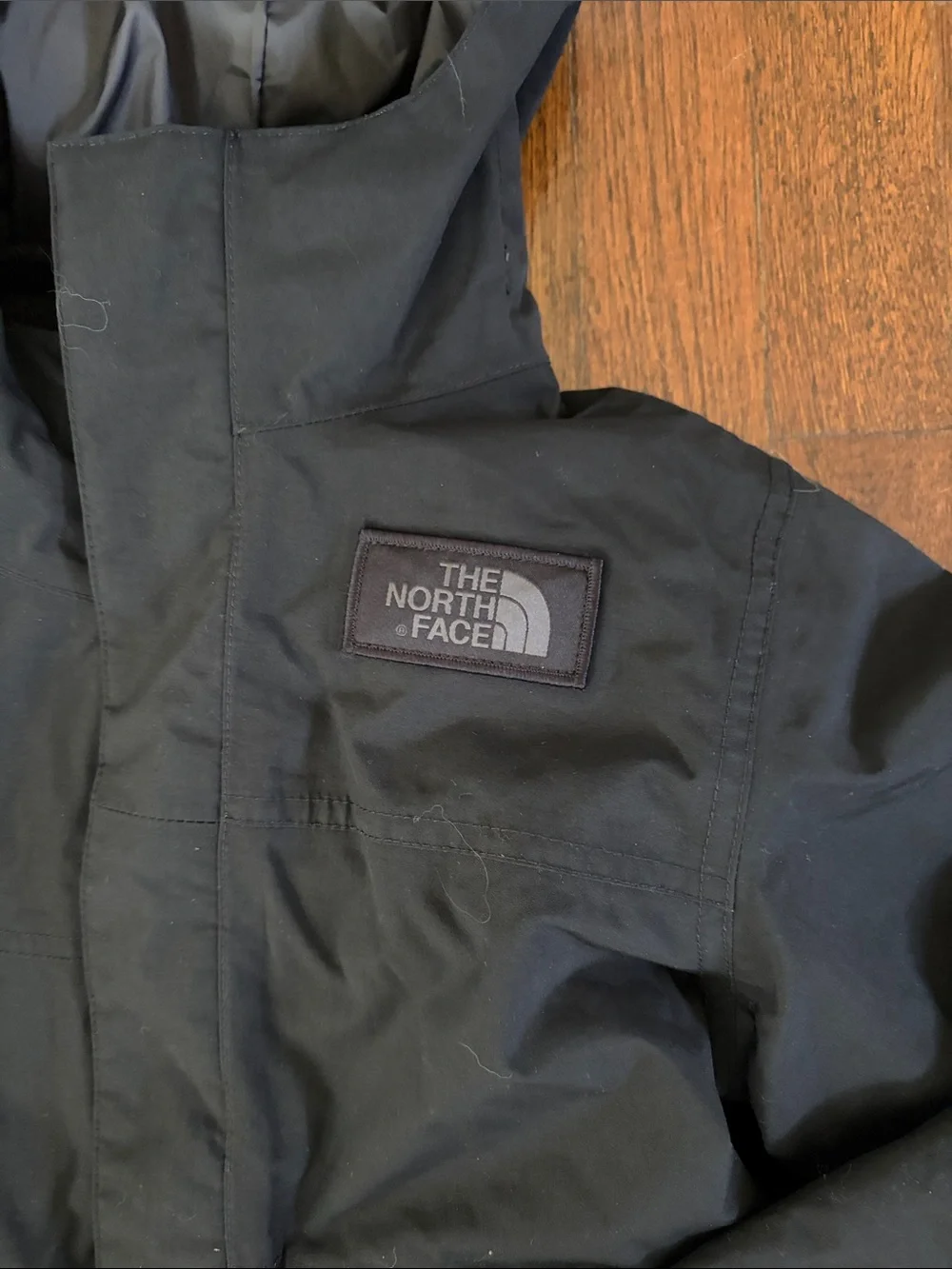 The North Face Boys Black Hooded winter ski coat sz 10